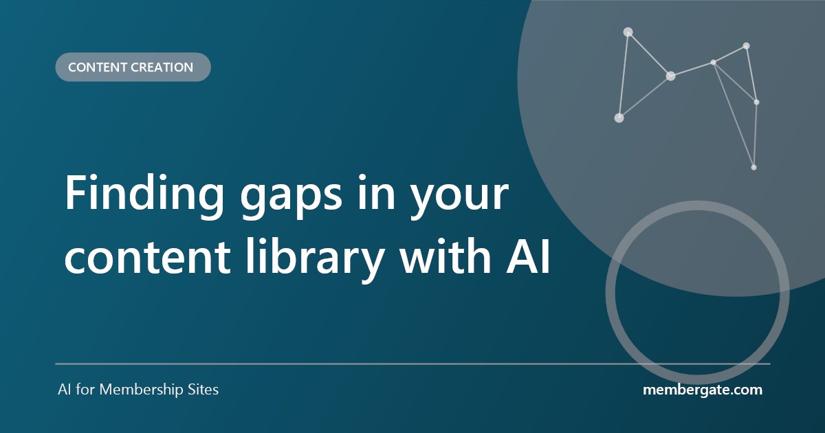 Finding gaps in your content library with AI