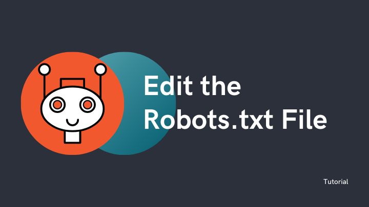 Edit the Robots.txt file