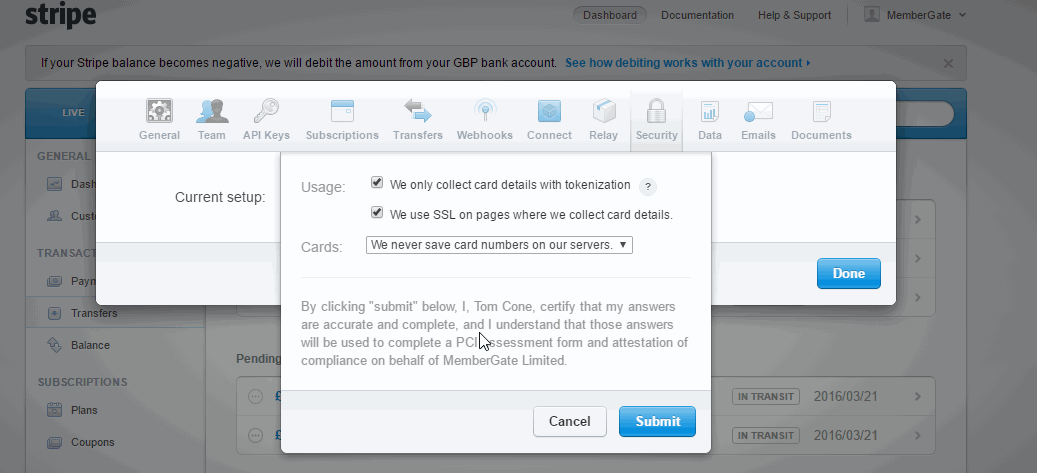 MemberGate Recommends Stripe as a Payment Processor
