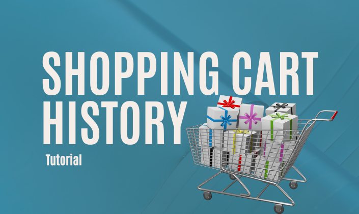 Purchasers can Access Shopping Cart History