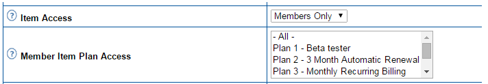 Members Only Products in the Shopping Cart