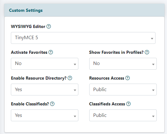 Resource Directory for Members Only