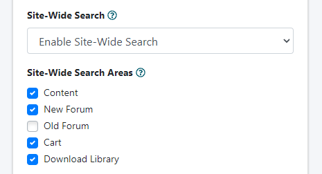 Enable the New and Improved Membergate Site Wide Search
