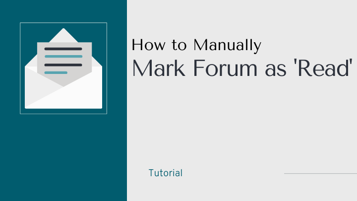 Mark Forum as Read