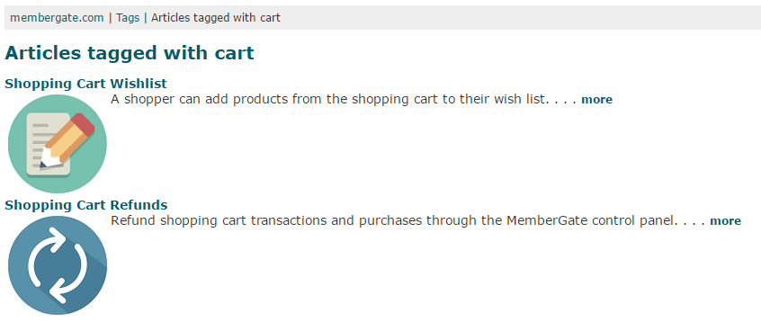 Add an Article Tag or Cloud Tag to Content Pages