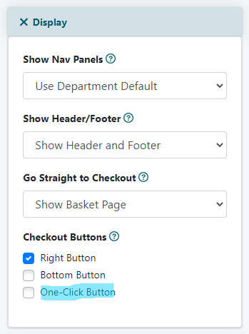 1 Click Order