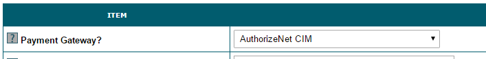 Integrated Authorize.net CIM Token Payment Gateway