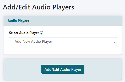 Audio Player