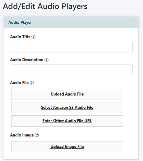 Audio Player