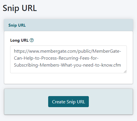 How to Shorten a Long URL