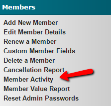 Member Activity Report