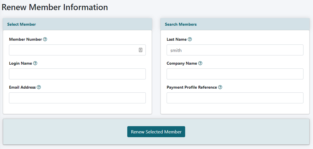 How to Edit a Member's Details