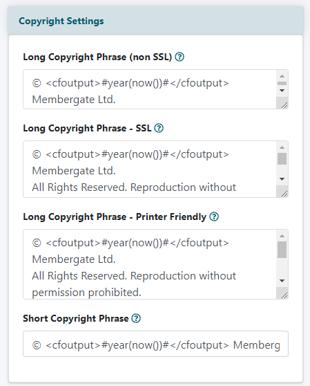Edit Site Descriptions