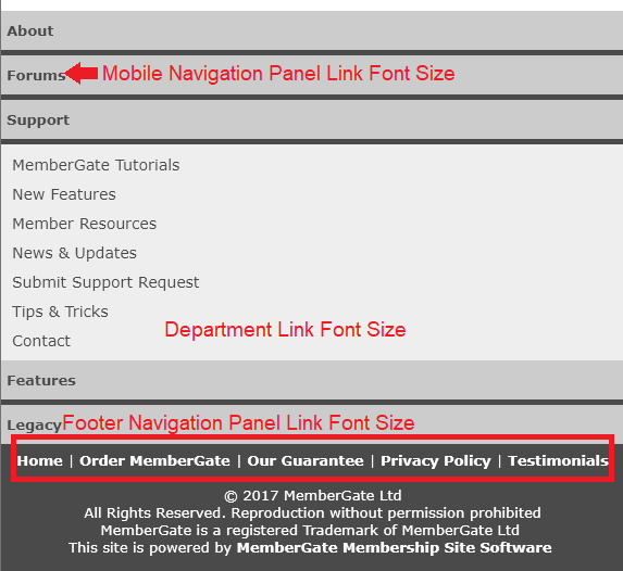 Edit the Mobile View Style Sheet