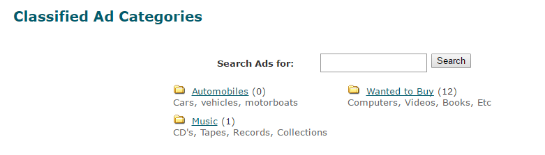 How to Set Up Classified Ads
