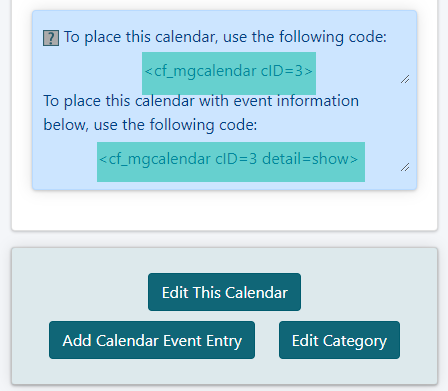 Calendar