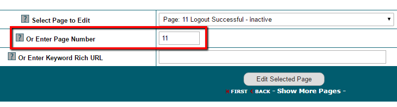 Customizing the Logout Page