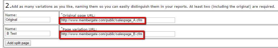 Determine the Better Sales Page With Split Testing