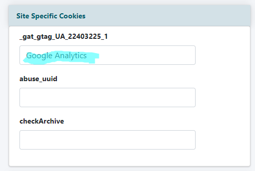 How to Add a Cookie List