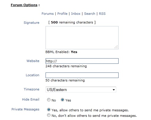 Members Profile and CFMBB Forum Profiles have Merged