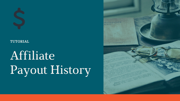 Affiliate Payout History