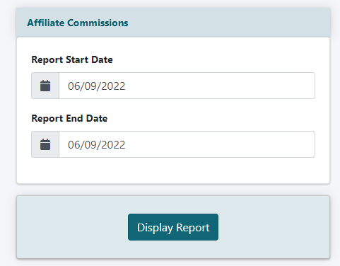 Affiliate Payout History
