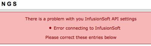Integration with Infusionsoft