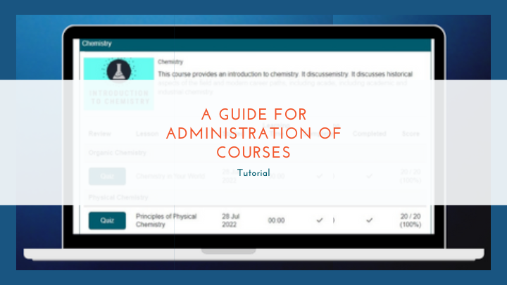 A Guide for Admin Management of Courses