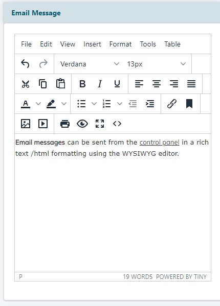 Send Rich Text Emails from the Send Email Function