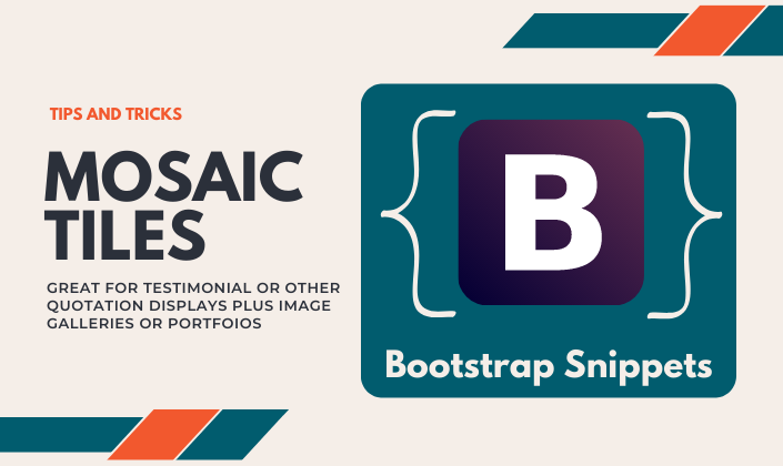 Bootstrap Snippet&##x3a; Mosaic Tiles