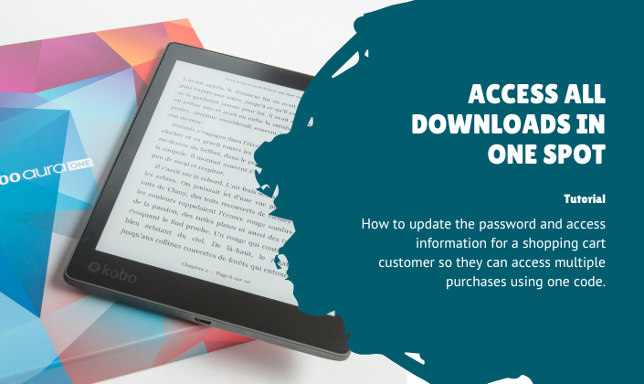 Create a Single Access Portal for Shopping Cart Purchases