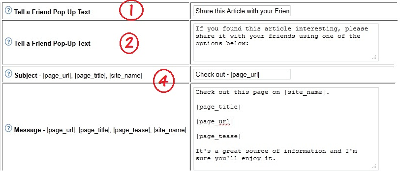 Tell A Friend Generator