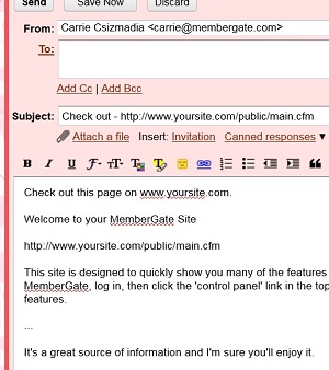 Tell A Friend Generator