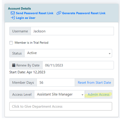 How to Set Customized Access Levels for Admin Members