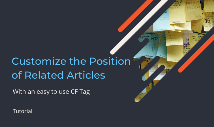 Personalize the Location of the Related Articles Display