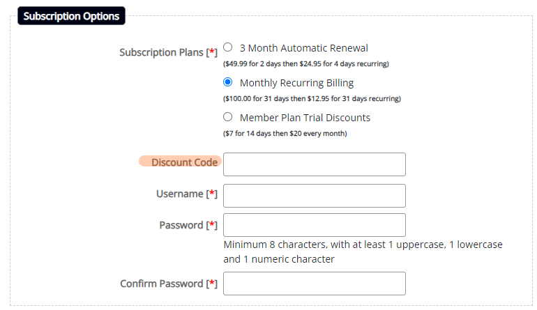 How to Add Multiple Promotional Terms for One Membership Plan
