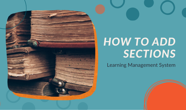 How to Add a Section to a Learning Management Area