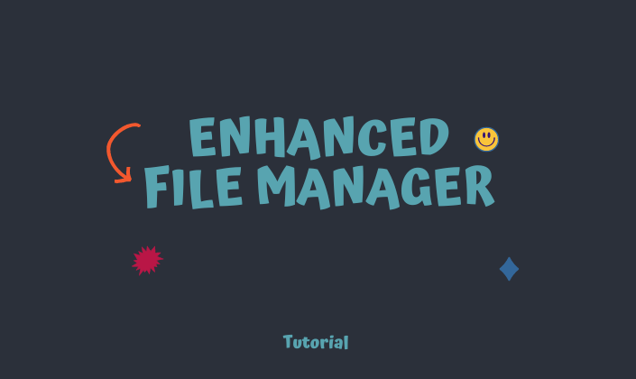 How to Use the Enhanced File Manager