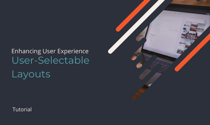 Enhancing User Experience with User-Selectable Layouts