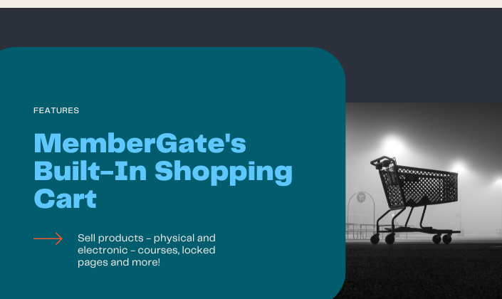 Supercharge Your Sales with MemberGate's Built-In Shopping Cart