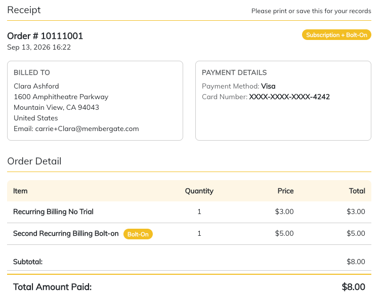 Improved Transaction History and Member Purchase Information
