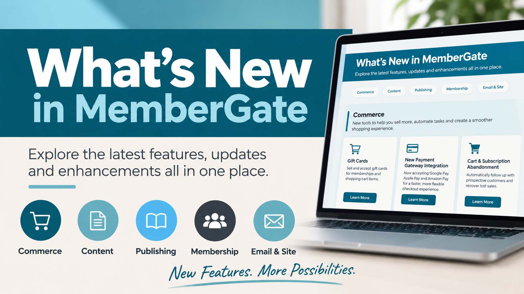 More Ways to Grow, Sell, Manage & Engage with MemberGate