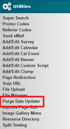 Purge Date Updater
