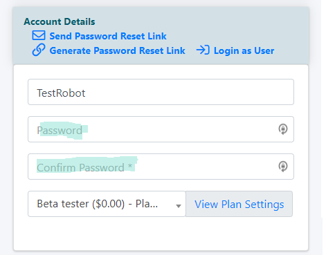 Steps to Change Member Passwords