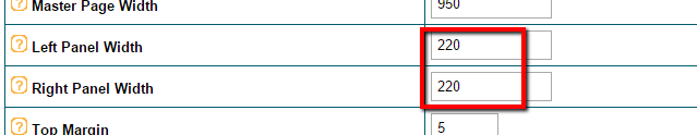 Change the Width of the Left or Right Nav Panels