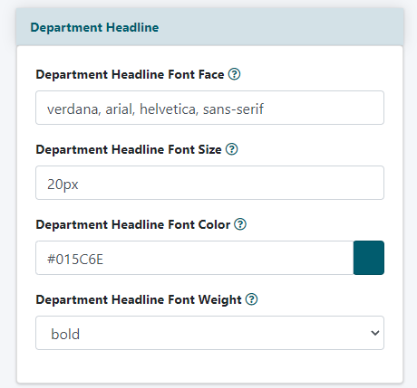 How can I edit the font settings of my site&##x3f;