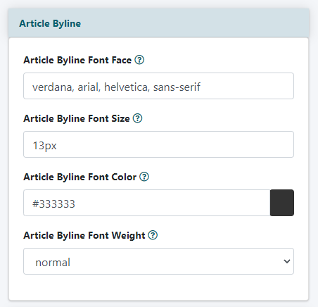 How can I edit the font settings of my site&##x3f;
