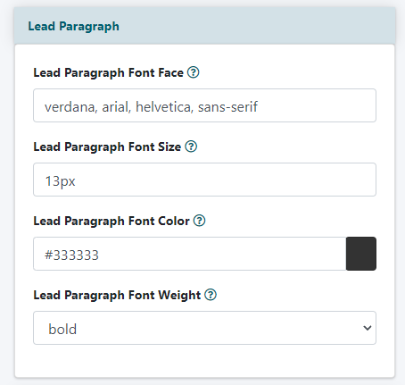 How can I edit the font settings of my site&##x3f;
