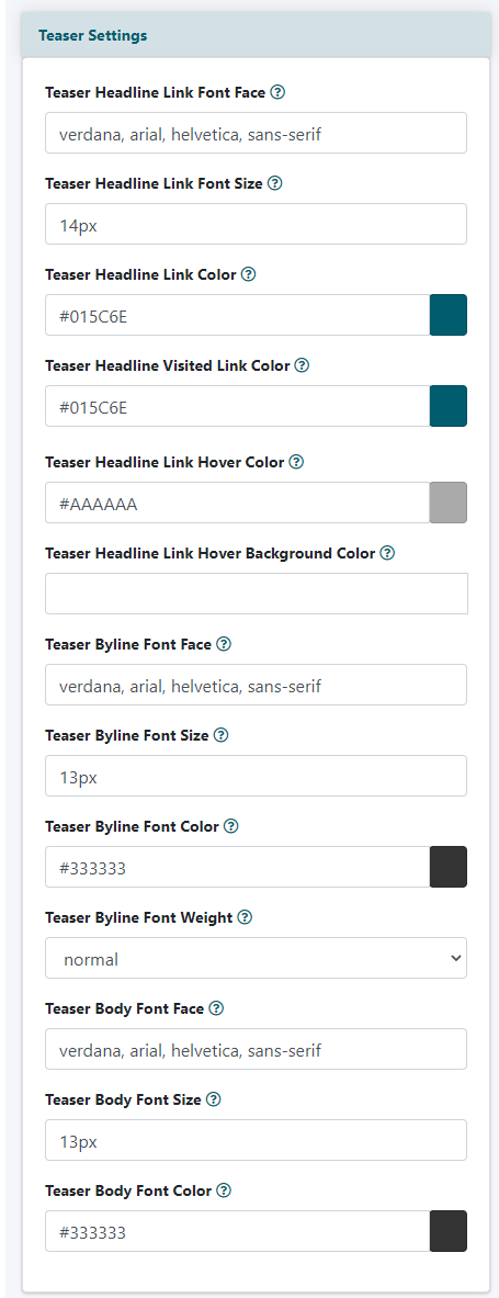How can I edit the font settings of my site?