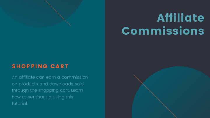 Set a Product in the Shopping Cart for an Affiliate to Earn Commission